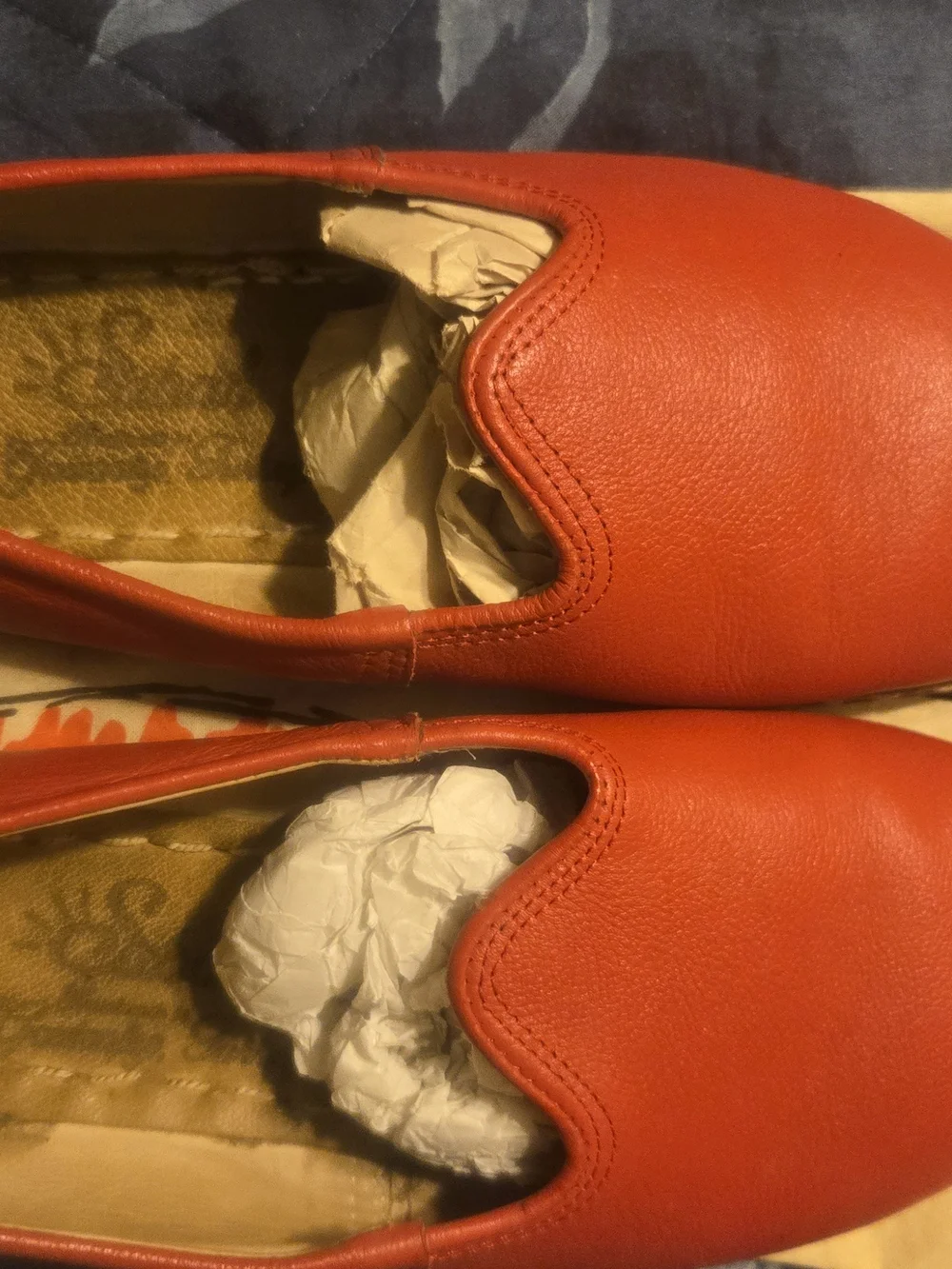 Sabah Felli Red Leather Slip-On Loafers for Men